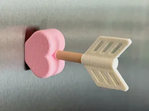 Cupid's Arrow Refrigerator Magnet (No AMS!)