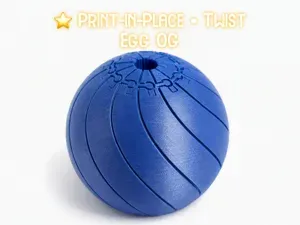 Print‑in‑Place • Twist Egg OG!!!