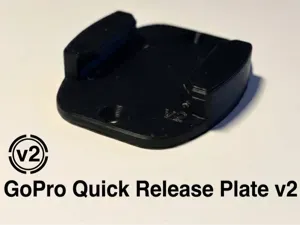 GoPro Quick Release Plate - Low Profile Mount (V2)