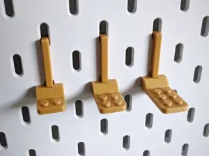 LEGObricks figure holder for SKADIS - 1-2-3 rows