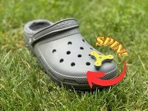 Croc Charm Fidget Spinner print in place