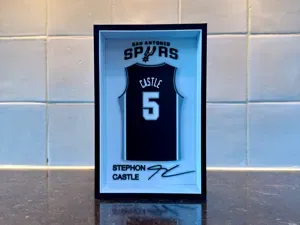 Stephon Castle - San Antonio Spurs - Jersey Frame