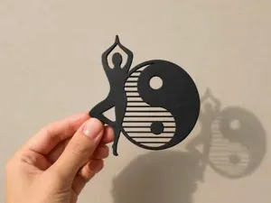 Yin Yang Yoga Wall Art