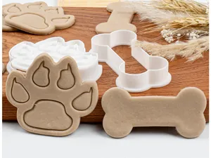 Dog Paw Bone Cookie Mold Set