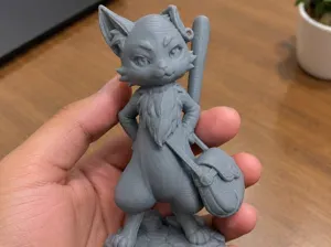 Puck From Re:Zero 3D Model Fan Art