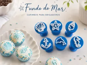 Carimbos para Brigadeiros – Tema Fundo do Mar