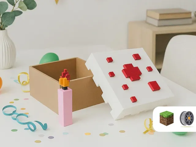 Minecraft (Birthday) Cake Gift Box | NO AMS — Фото 2 из 8