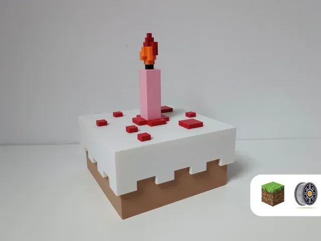 Minecraft (Birthday) Cake Gift Box | NO AMS — Фото 4 из 8
