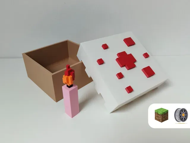 Minecraft (Birthday) Cake Gift Box | NO AMS — Фото 6 из 8