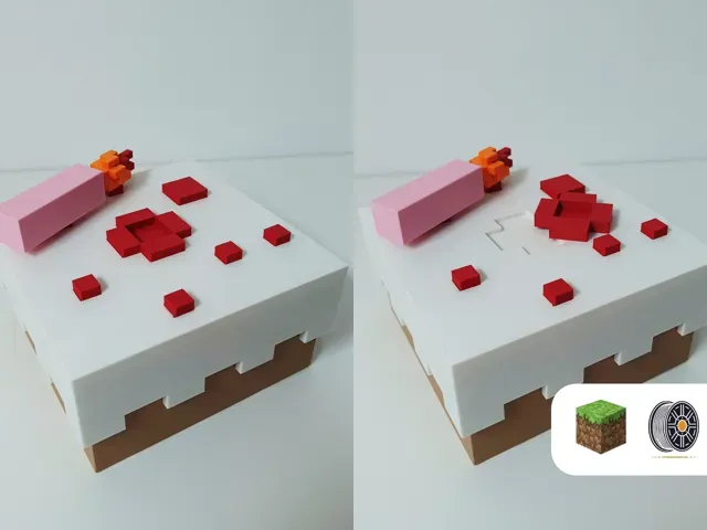 Minecraft (Birthday) Cake Gift Box | NO AMS — Фото 5 из 8