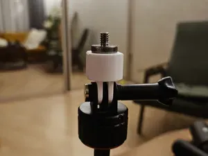 GoPro Male Mount to 1/4"-20 UNC Female Adapter