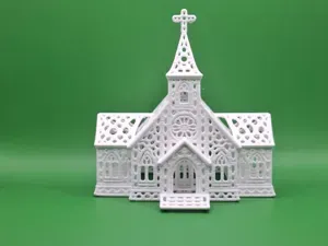 Weihnachtsdorf–Lichterhaus-Kirche