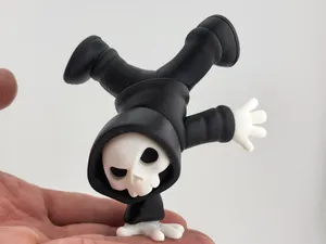 Urban street Skull Toy Acrobat Skeleton Style