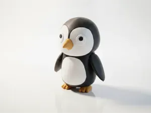 Chibi Penguin Figurine Cute Animal 3D Printable