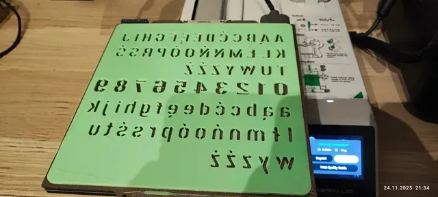 Polish Stencil Alphabet & Numbers — Фото 2 из 3