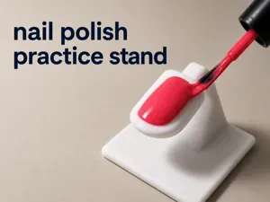 Nail polish practice stand