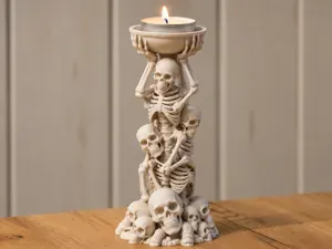 Skeleton Tower Candle Holder
