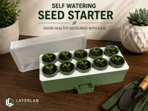 Seed Starter Tray - Self watering 10 cup