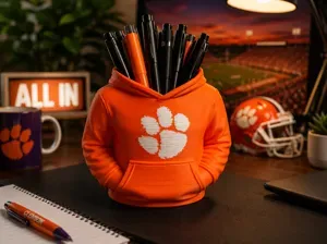 Clemson Tigers Hoodie Pen Holder