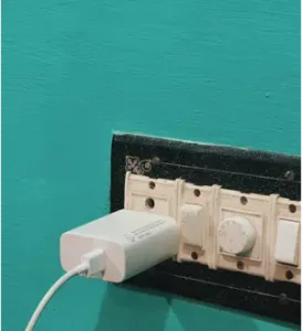 Wall Charger Phone Holder & Mount (No Supports)