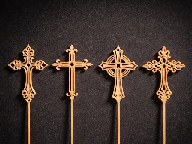 Elegant Cross Toppers – Communion