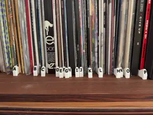 Vinyl record dividers