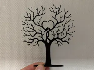 Decor tree of life birds and heart