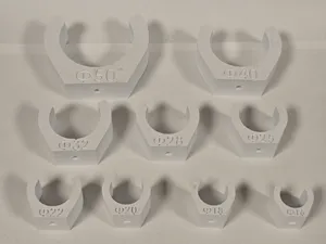 Heavy-Duty Pipe Clips (M4) | 16-50mm Set