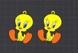 cute disney / looney-tunes babies keychain / necklace charm (free for commercial use)