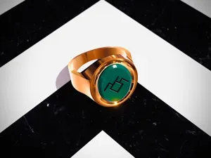 Twin Peaks Ring (US Size 11, 0.2 Nozzle)