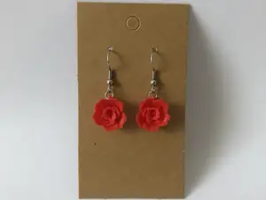 3D rose earrings, no AMS, 0.4mm nozzle