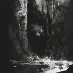 Cave Bear in a Cave