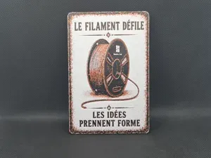 Plaque vintage Makers