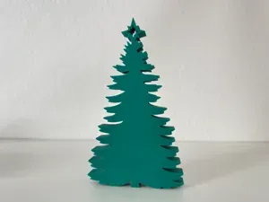 Winterlicher Weihnachtsbaum Aufsteller