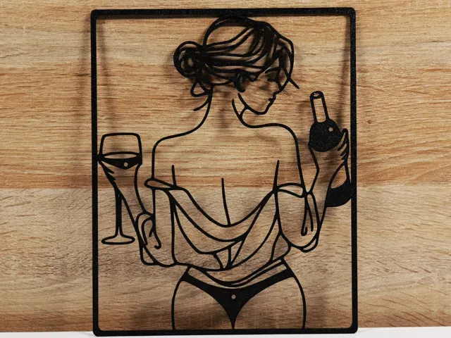 Woman wall decoration