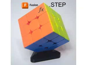 Rubik's Cube Podium Display Stand