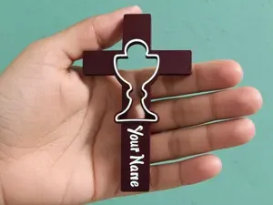 Recuerdo Personalizable: Cruz de Primera Comunión
