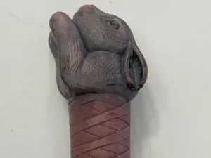 Pool Noodle Katana - Rabbit head handle v1
