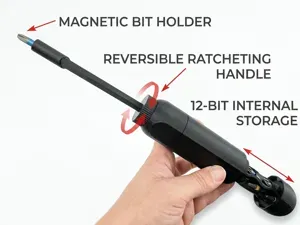 Reversible Ratcheting Screwdriver