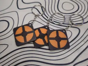 TF2 logo keychain