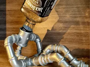 The Pipe Drinker – Industrial Bottle Holder