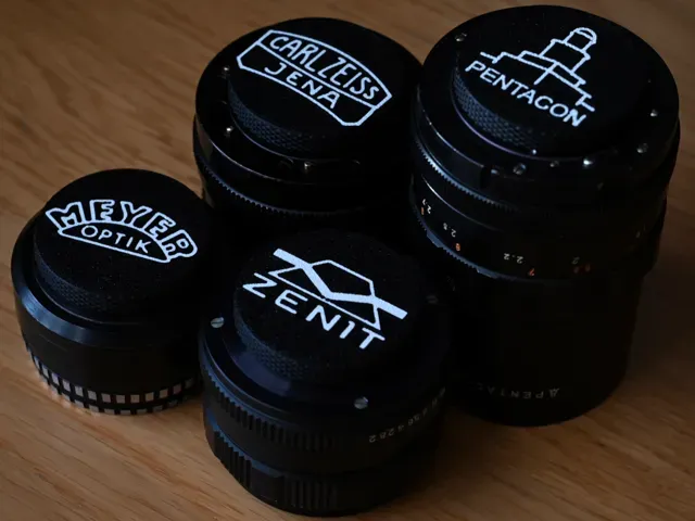 Ultimate M42 Mount Lens Caps Collection