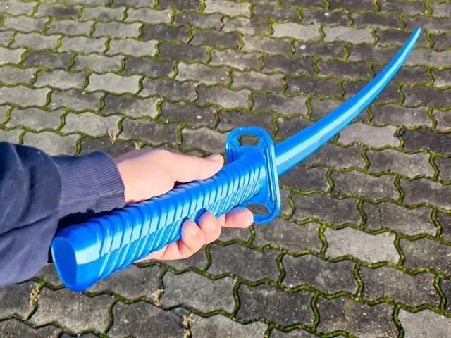 Double-Handed Katana (112 cm, Extendable Blade)