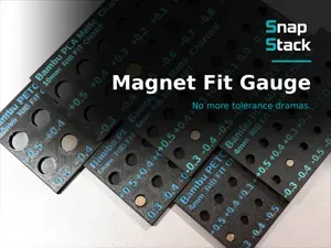 Magnet Fit Gauge | Parametric Pocket Calibration