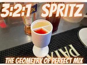 Geometric Spritz   The 3-2-1 Measuring Goblet