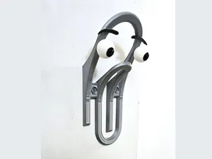 OMG ! They screwed Clippy on the Wall ! Coat Hook