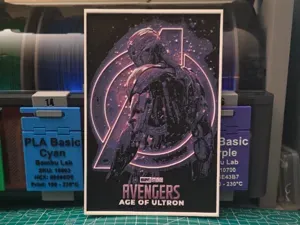 Avengers: Age of Ultron Movie Poster - Hueforge
