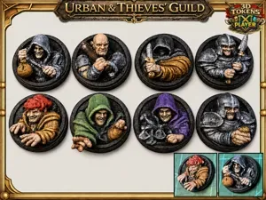 Urban & Thieves: 3D Tokens Monster Compendium V4