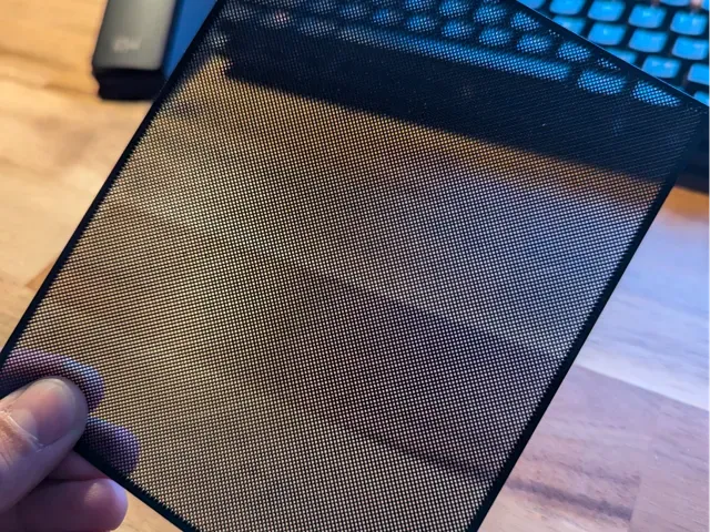Dust fine mesh net filter grid multiple sizes