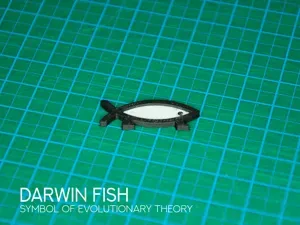 darwin fish - symbol of evolutionary theory